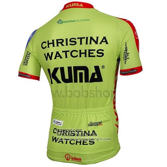 2014 Fietsshirt Christina Watches Onfone Groen